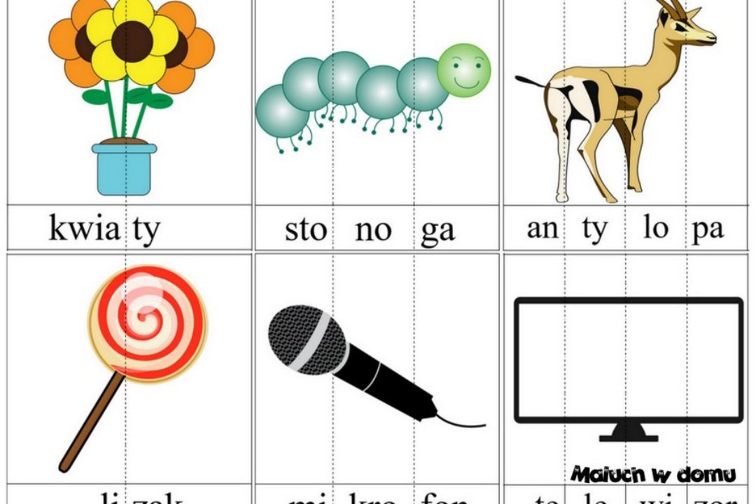 Ilustracje z sylabami do pobrania cz.2