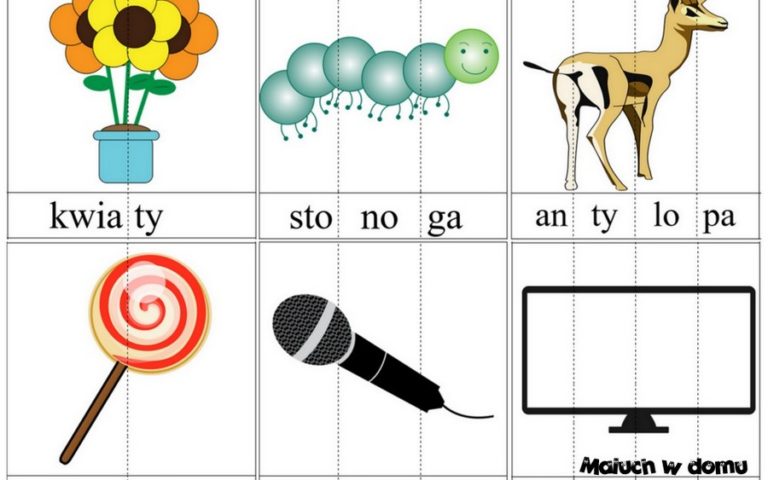 Ilustracje z sylabami do pobrania cz.2