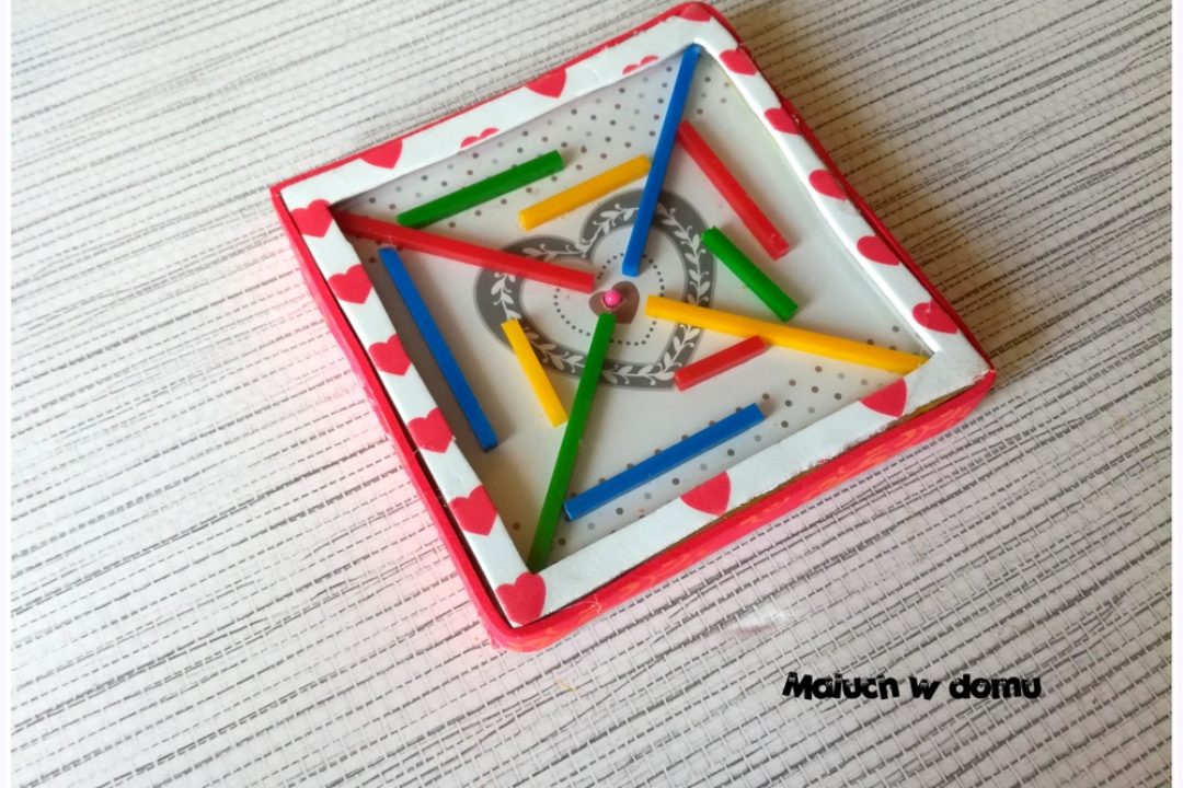 Gra zręcznościowa labirynt – handmade