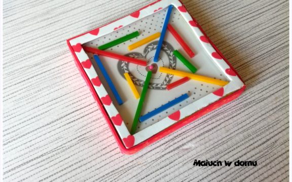 Gra zręcznościowa labirynt – handmade