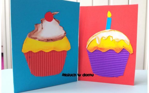 Kartki okolicznościowe z babeczkami