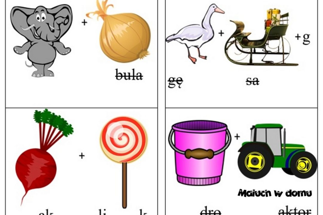 Rebusy dla dzieci: 4 pory roku i zjawiska atmosferyczne