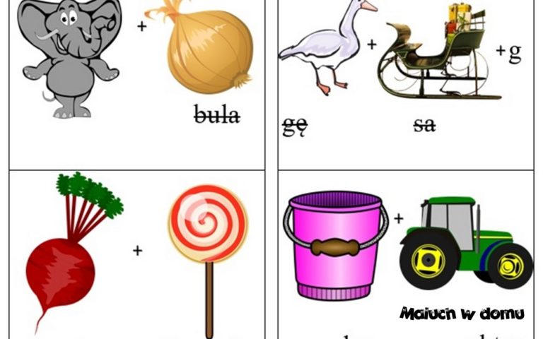 Rebusy dla dzieci: 4 pory roku i zjawiska atmosferyczne