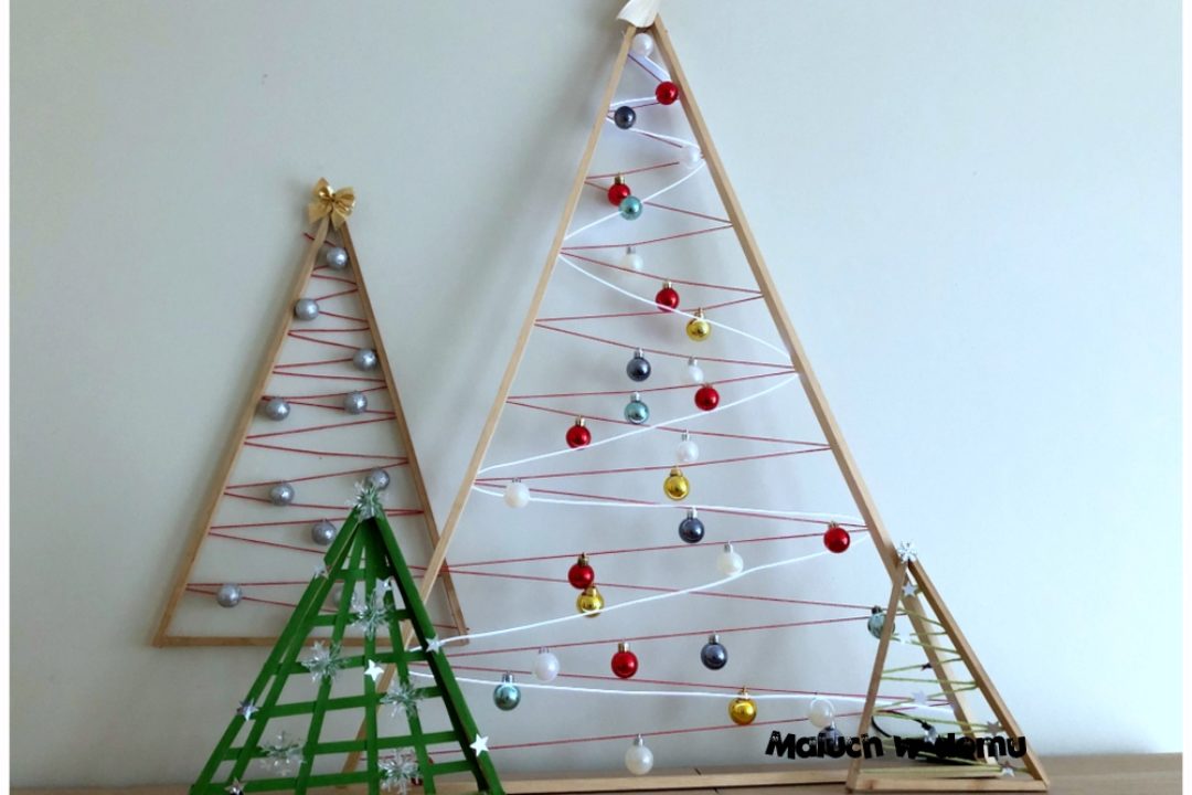 Choinki z listewek DIY – jak zrobić?