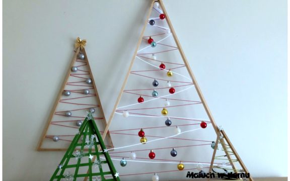 Choinki z listewek DIY – jak zrobić?