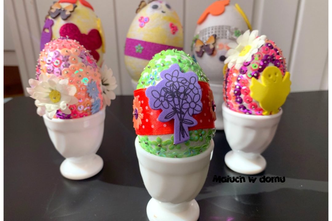 Dekorowanie styropianowych jajek
