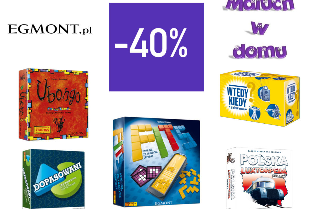 Gry planszowe dla dużych i małych + rabat 40%