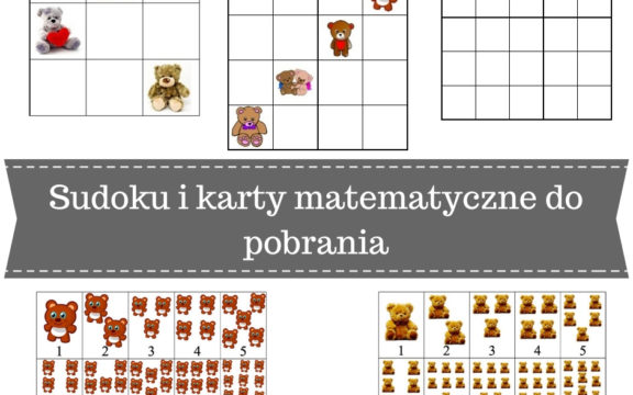 Sudoku i matematyczne karty na Dzień Pluszowego Misia do pobrania