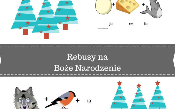 Rebusy na Boże Narodzenie do pobrania