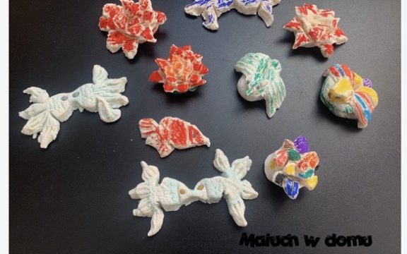 Jak zrobić z masy solnej: kwiaty, ptaki i rybki?