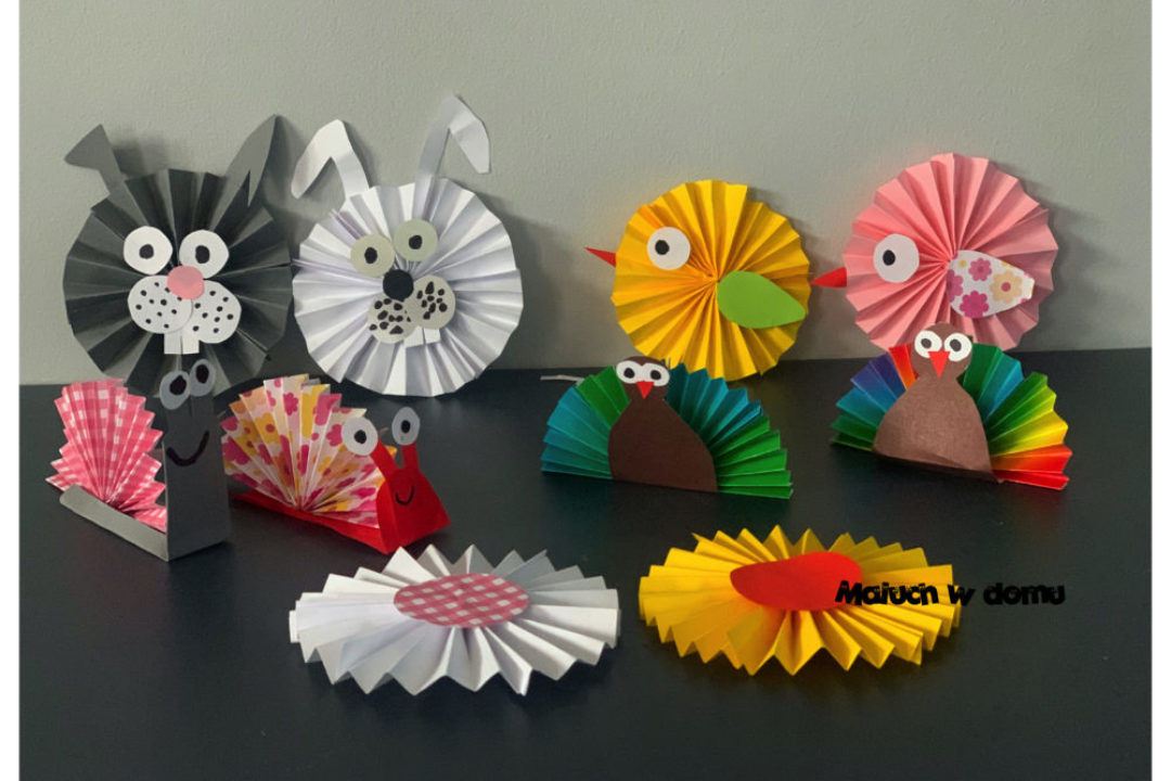 Jak zrobić z papieru łatwe zwierzątka i kwiaty