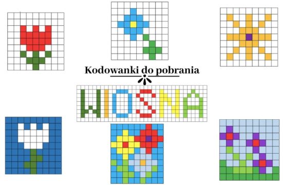 Wiosenne kodowanki do pobrania