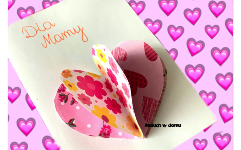 Laurki dla mamy i taty z sercami