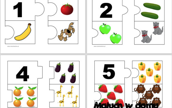 Puzzle do nauki liczenia