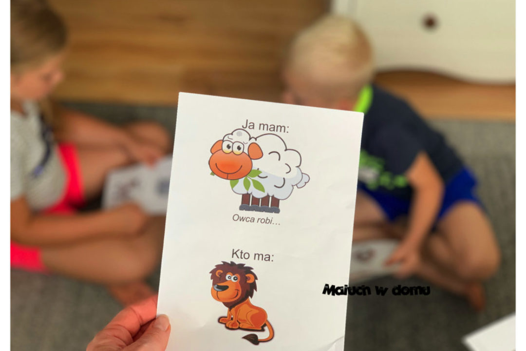 Zabawa integracyjna: kto ma? Zwierzęta