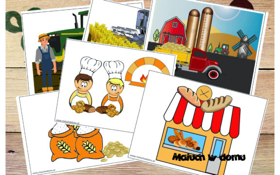 Jak powstaje chleb – ilustracje do pobrania