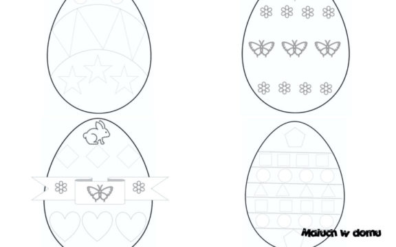 Pisanki – grafomotoryczne karty pracy