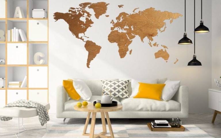 Stylowe dekoracje do pokoju małego podróżnika