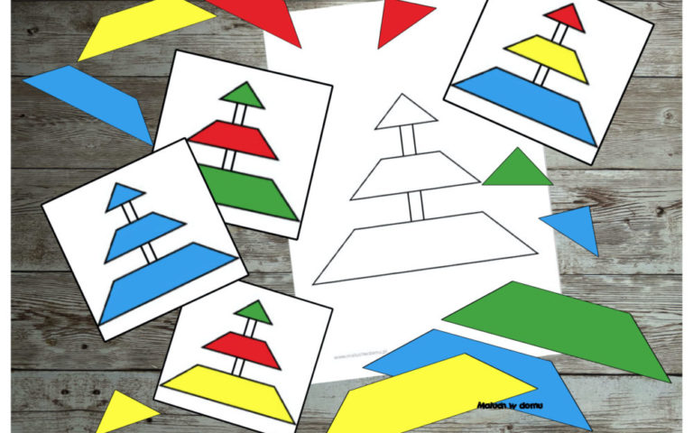 Trzyelementowa układanka lewopółkulowa dla najmłodszych do pobrania