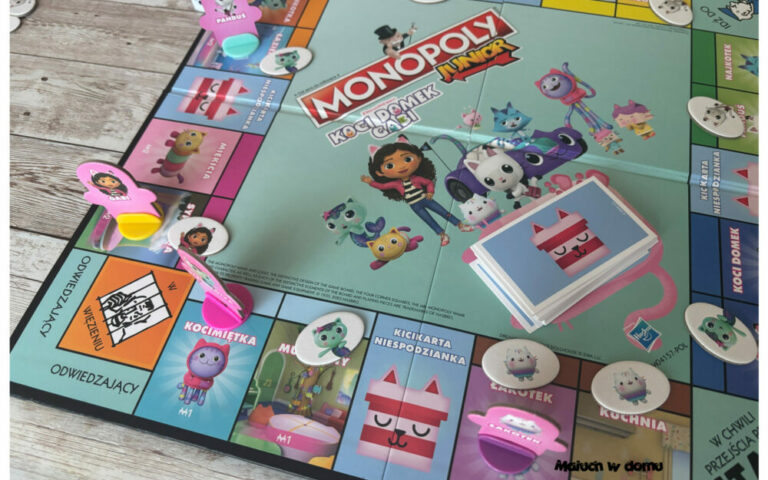 Monopoly Junior Koci Domek Gabi czyli kultowa gra w wersji dla najmłodszych