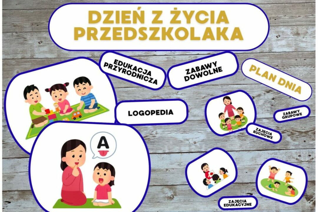 Plan dnia przedszkolaka do druku