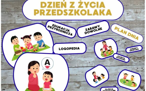 Plan dnia przedszkolaka do druku