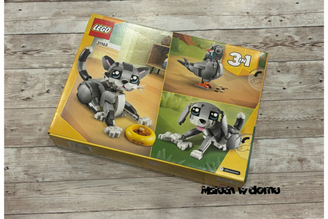 LEGO Psotny kot 31163 – jeden zestaw, trzy zwierzęce przygody!