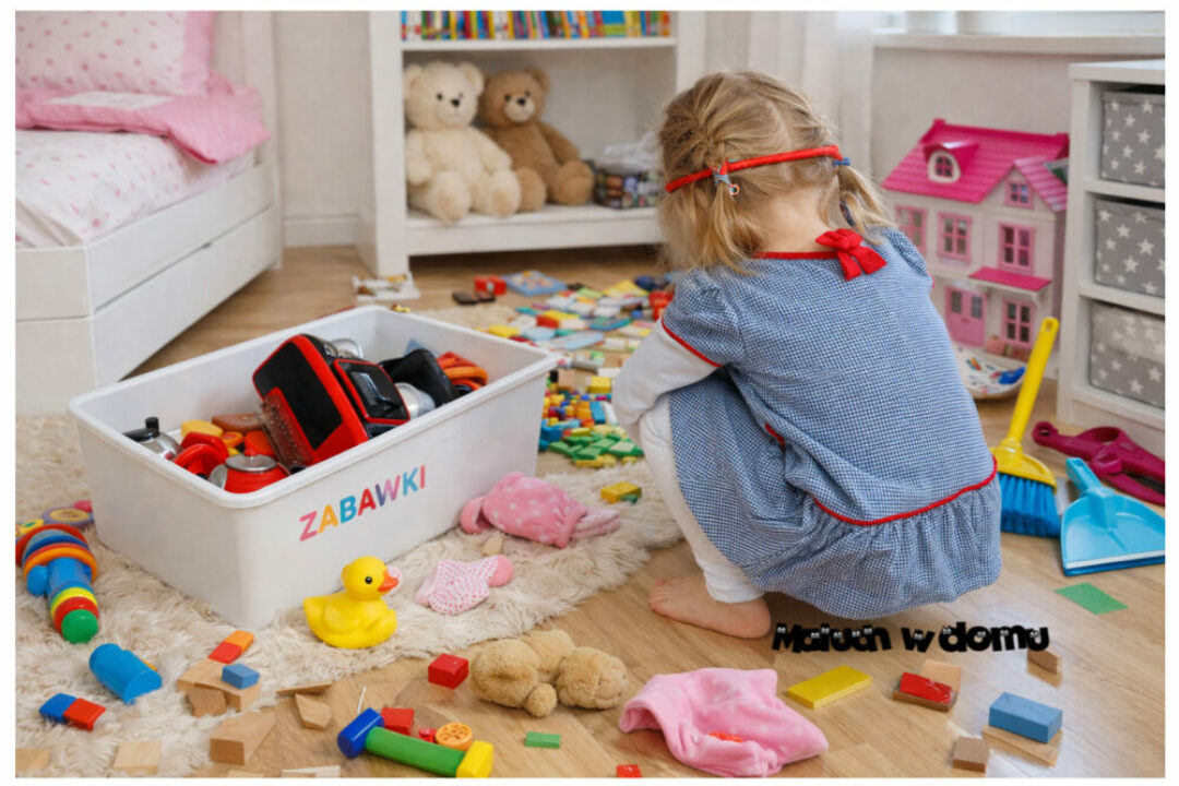 Wiosenne porządki z dzieckiem – jak je w to zaangażować (bez chaosu)