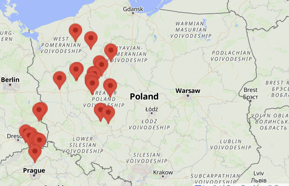Mapa ciekawych miejsc